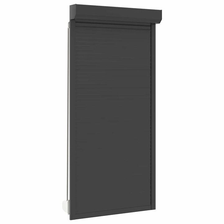 Obturator rulant vidaXL, Antracit 100 x 210 cm Aluminiu si Poliuretan