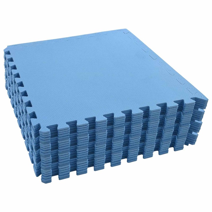 vidaXL Medence aljzat 24 pcs Kék 8, 64 ㎡ EVA Hab 3433278