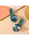 Papuci dama casual, comozi, cu platforma joasa, fundita si imprimeu floral, verde, Callena - 39 EU