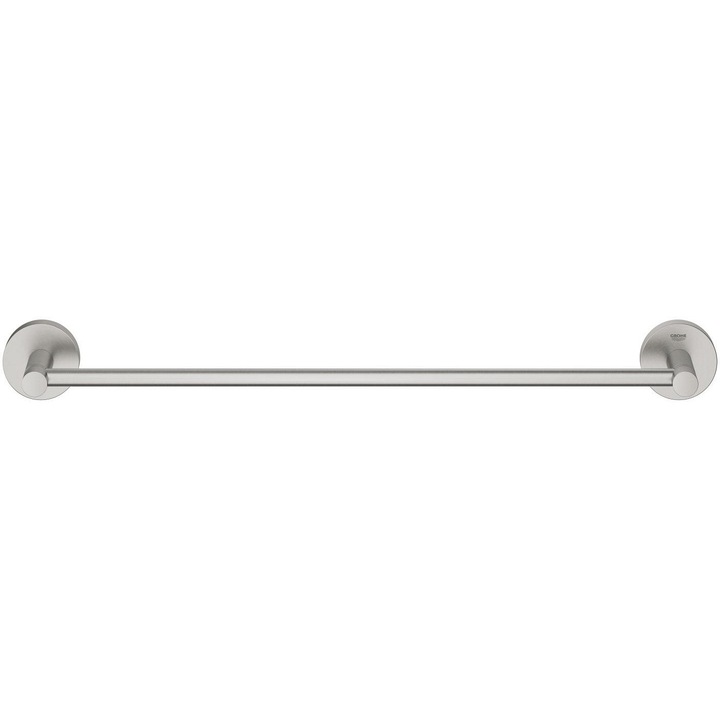 Bara prosop Grohe Start, pe perete, 450 mm, metal, mat, otel satinat, 41197DC0