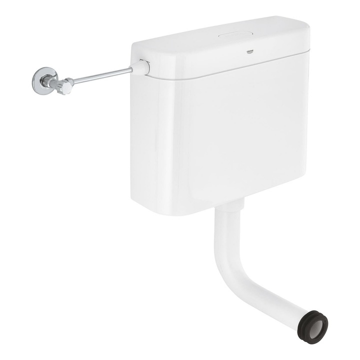 Rezervor WC podea Grohe, pe perete, universal, valva, plastic, alb, 37355SH0