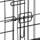 Cusca animale 2 usi pliabila metal tava detasabila xl, 100x70x60 cm, transport usor, negru