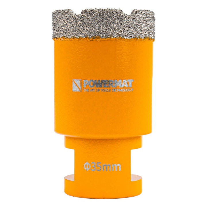 Carota diamantata pentru ceramica PM-DWK-35M14M, 35 mm, Powermat PM1573