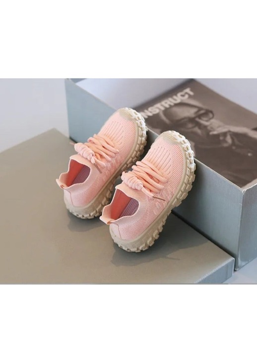 2889Pantofi Atletici pentru Baieti si Fete, Sneakers Usori pentru Exterior, Roz
