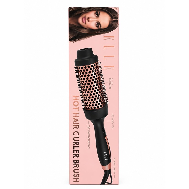 ELLE Hot Hair Curler Brush elektromos hajkefe