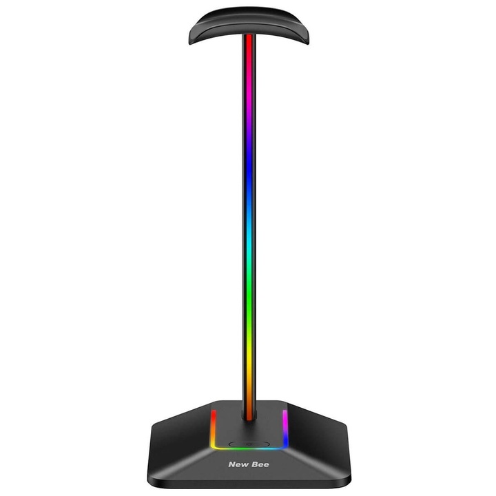 New Bee Z8 Fejhallgató állvány + RGB LED