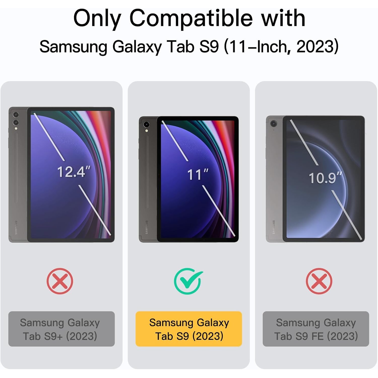 Husa Compatibila cu Samsung Galaxy Tab S9 JETech Bej