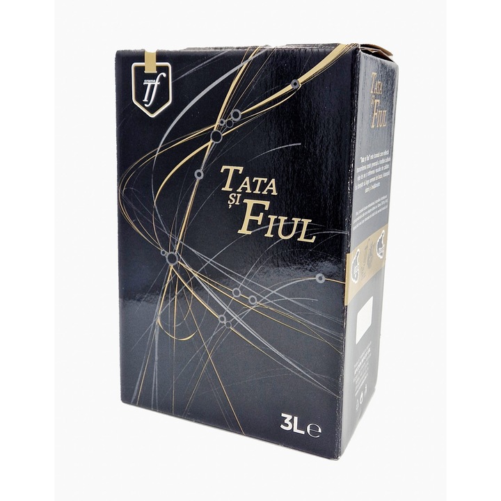Vin rosu Tata si Fiul Feteasca Neagra sec 3L bag in box