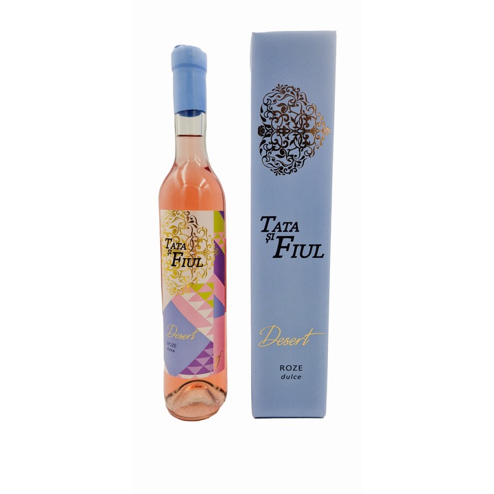 Vin roze dulce Tata si Fiul Desert Roze dulce 0, 5L