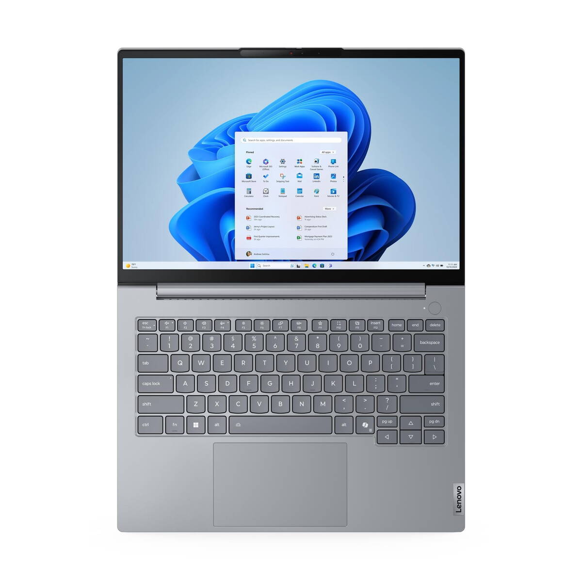 Laptop Lenovo ThinkBook 14 G8 WUXGA 14 inch Intel Core Ultra 9 185H 16GB 512GB SSD Windows 11 Pro Arctic Grey