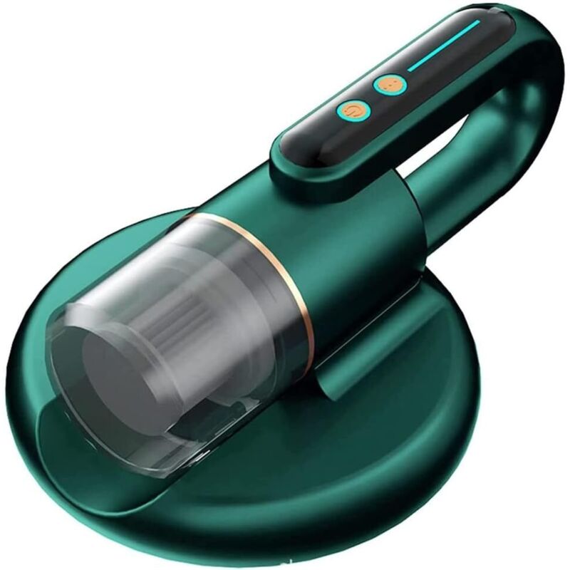 Aspirator pentru saltele, eliminare acarieni, filtrare HEPA, putere de 42W, culoare albastra, dimensiuni 14.5x7cm