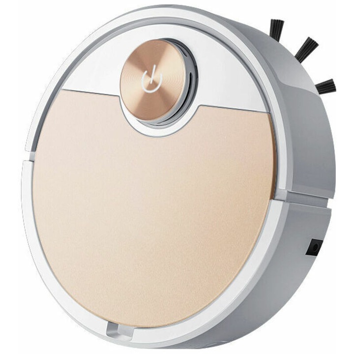 Aspirator robot cu mop, 1500 mAh, rezervor de apa electronic, 90 minute autonomie, multicolor