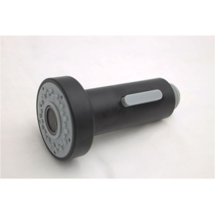 Cap de pulverizare pentru baterie bucatarie, 2 functii, negru, 1/2"