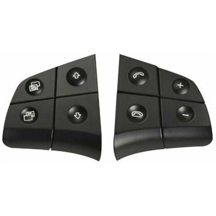 Buton de control volan inlocuitor pentru Mercedes-Benz W164 W245 W251, 4 taste, negru, set
