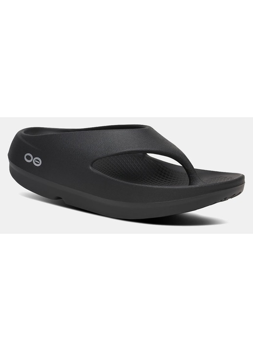 Slapi barbati OOfos Ooriginal Plus, culoare negru, material confortabil