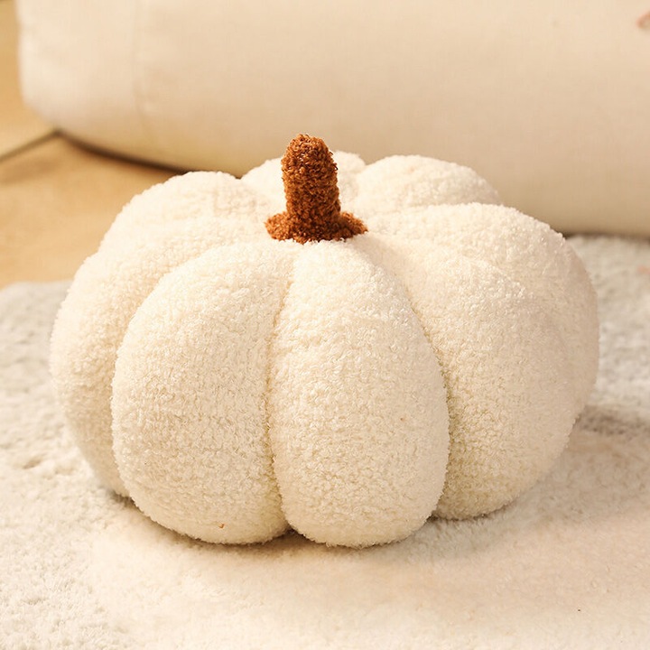 Perna decorativa Halloween, plus, alb, 28cm