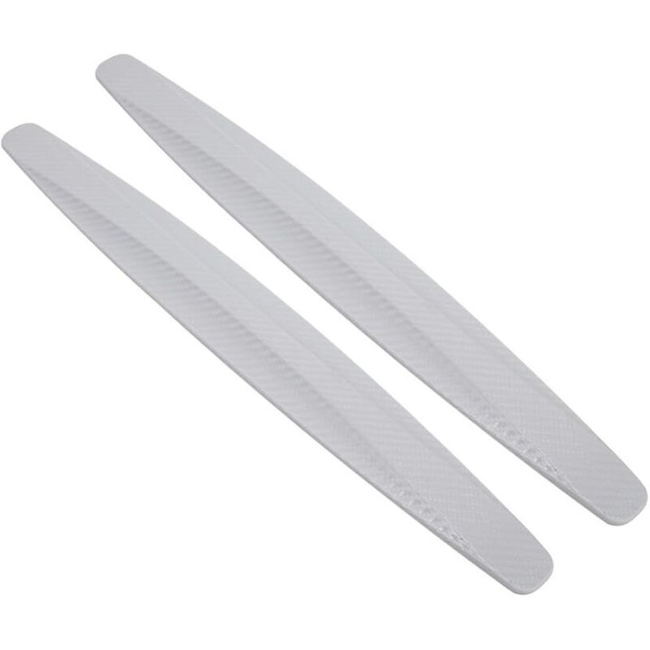 Set de 2 benzi autoadezive pentru protectia colturilor de bumper, carbon, 40.5x5.2cm, multicolor