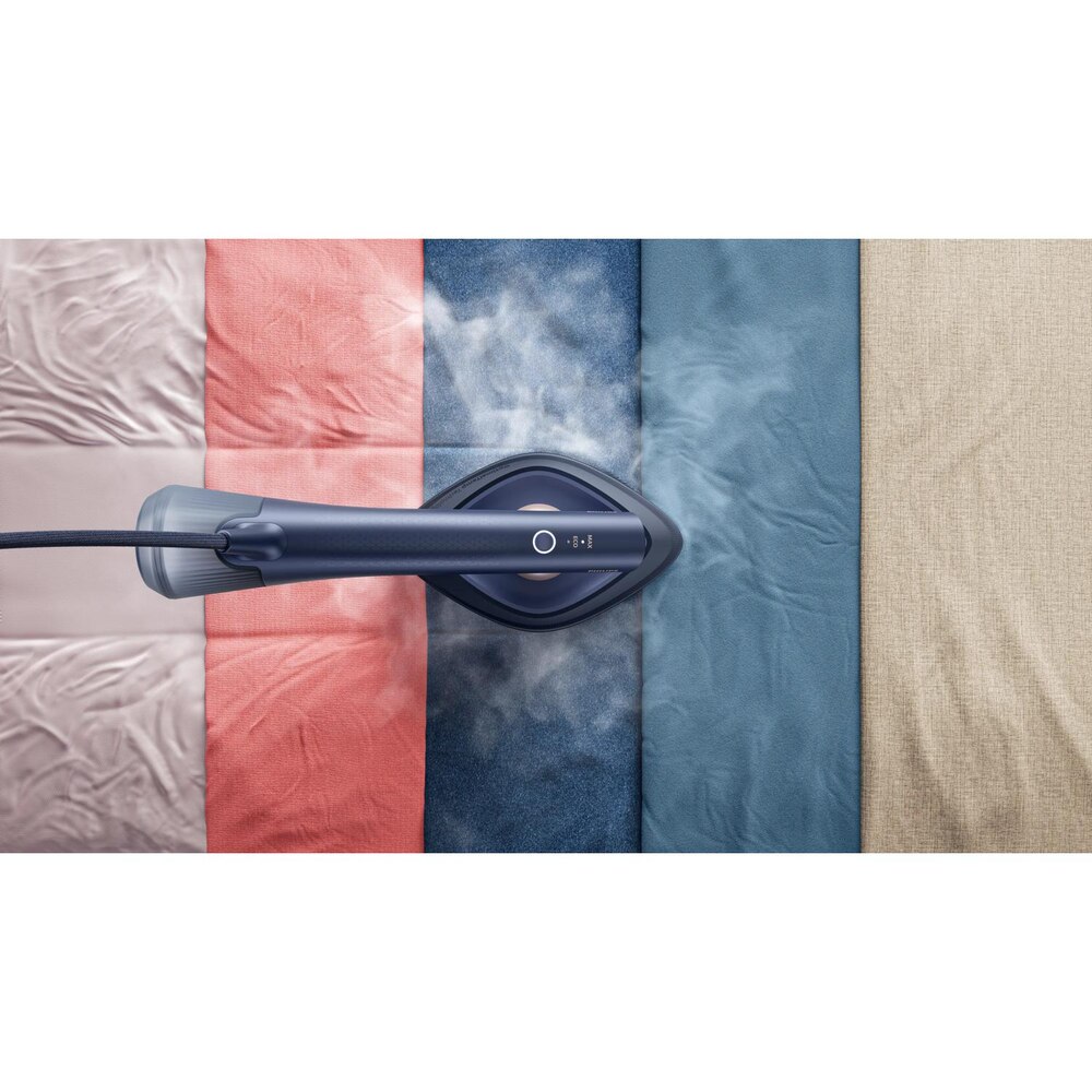 Fier de calcat Philips GC213/50, Talpa SteamGlide Plus, 1800 W, Debit de abur 45 g/min, Jet de abur 90 g/min, Mod ECO, Rezervor 0.2 l Maro