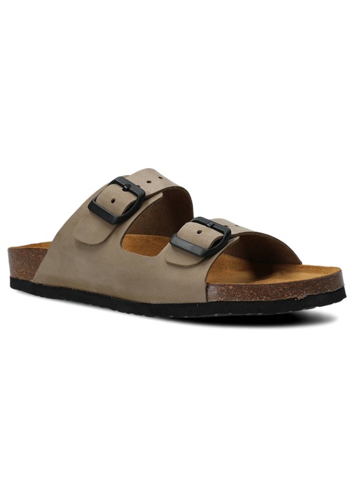 Slapi barbati, Nagaba, Modelul 017, Sintetic, Bej, Bej