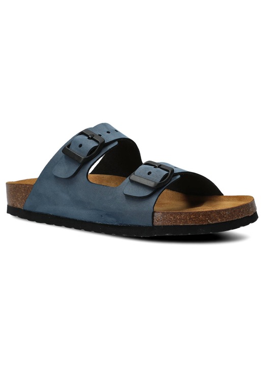 Slapi barbati, Nagaba, Modelul 017, Sintetic, Bleumarin, Bleumarin