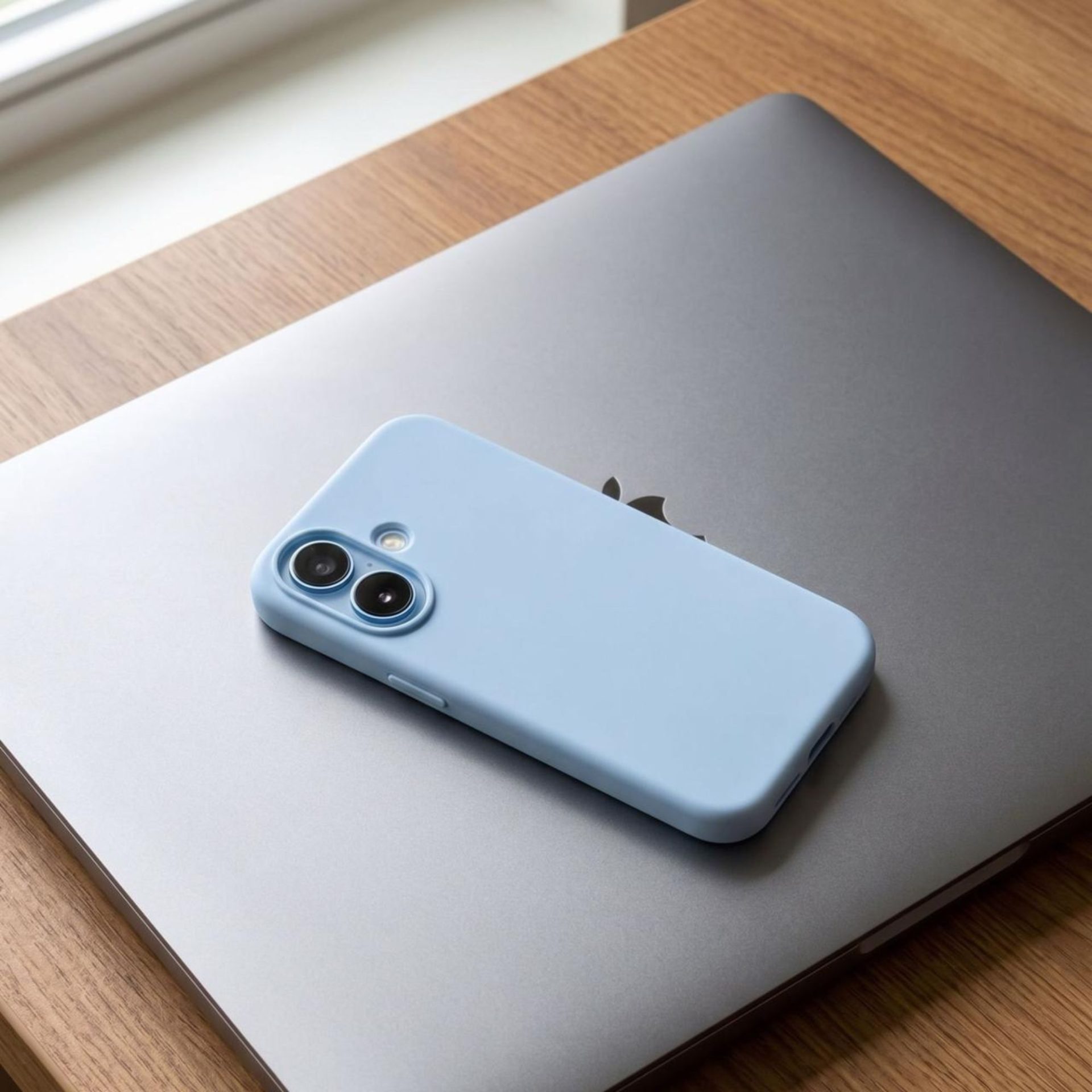 Husa de Protectie Telefon, Flippy, Compatibila cu iPhone 16, Silicon Premium Antisoc, Anti-Zgirieturi, MagSafe, Acces Camera Control, Protectie 360, Interior Microfibra, Albastru