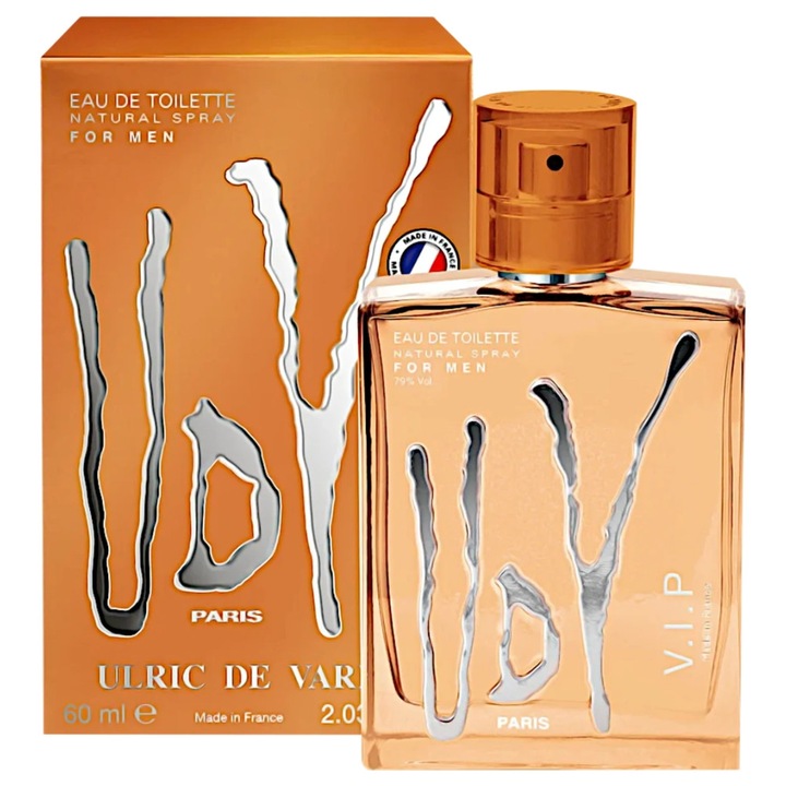 Apa de toaleta pentru barbati UDV VIP, 60 ml, Ulric de Varens