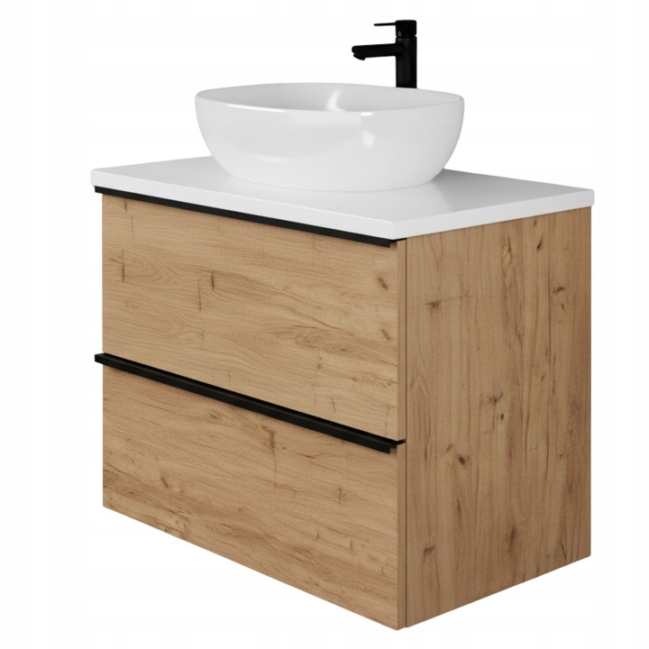 Sifonier baie suspendat Inoba ONE, 60x46x50cm, 2 sertare, culoare multicolor