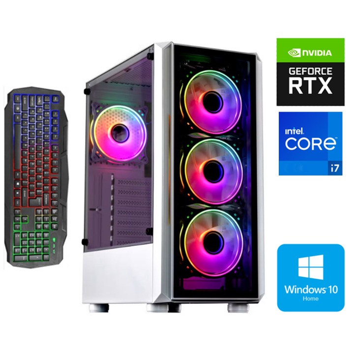 PC Gaming JUNIOR OK 3-7 Ani Intel ® I7 4770, Video NVidia® GForce RTX 2060 DDR5 256Biti, 16 GB RAM, 500GB Hdd, ntb