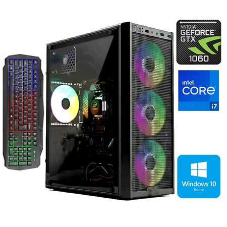 ゲーミングPC/i7 6700/500GB/GTX1060 PC Gaming KIDS OK 3-7 Ani Intel ® I7 6700, Video NVidia® GForce