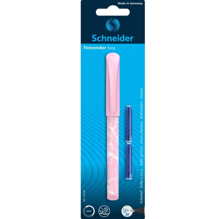 Roller Schneider Easy+2xrezerve/ blister, roz
