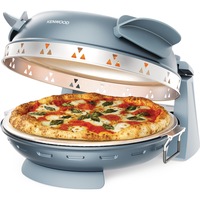Cuptor pizza Kenwood KPO10.000GY, 1500W, 5 setari, 400°C, 2 palete, piatra ceramica, fereastra vizionare, dimensiuni compacte, albastru