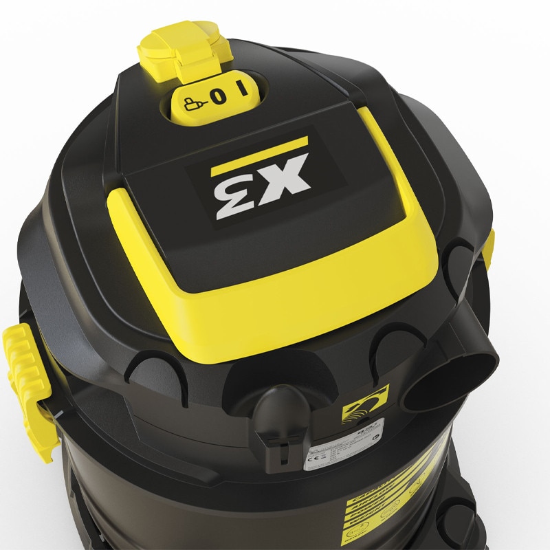 Aspirator silentios uscat/umed Michelin, X3 20L S, 20l, 800W, 18kPa, functie suflare, cuva inox
