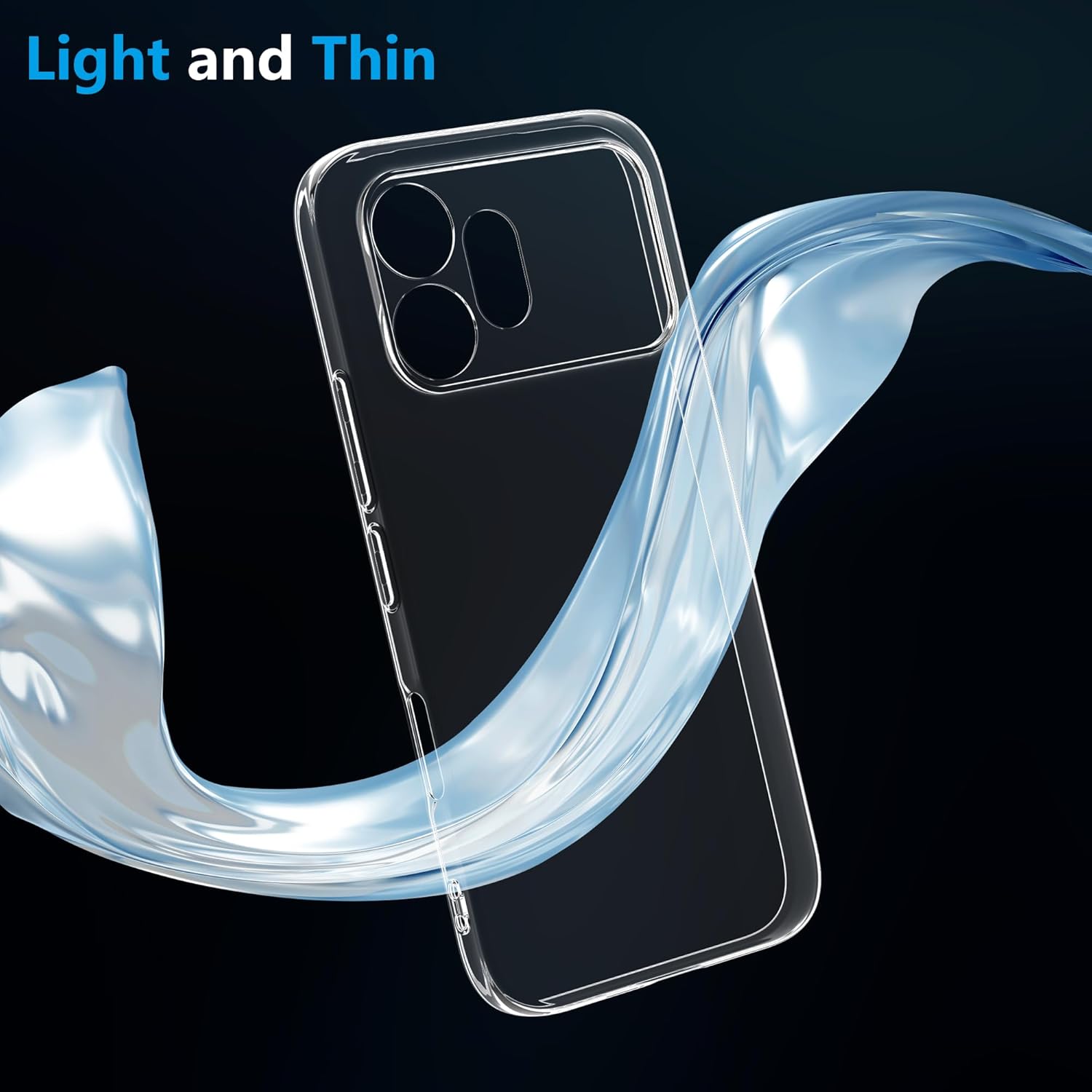 Husa pentru Honor 600, Anti-Shock 1.5mm, cu protectie lentile, transparenta