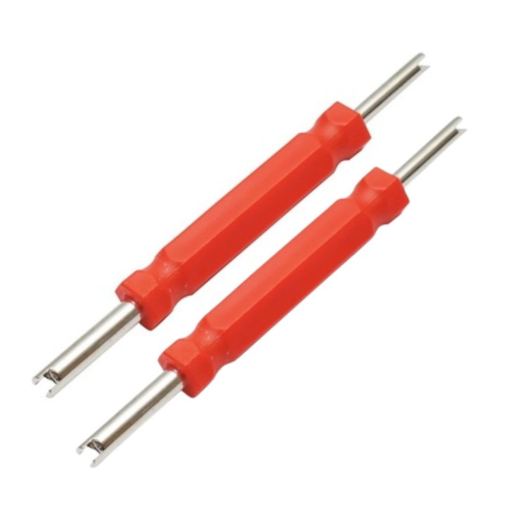Set 2 surubelnite ventil valva auto si aer conditionat, unealta demontare miez ventil, 2 capete diferite, lungime 125 mm