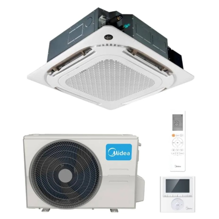 Aparat de aer conditionat tip caseta Midea Compact Roundflow MCA4U-12HRFNX(GA)/T-MBǪ4-03AWD/MOX230-12HFN8- Ǫ(GA) Inverter 12000 BTU