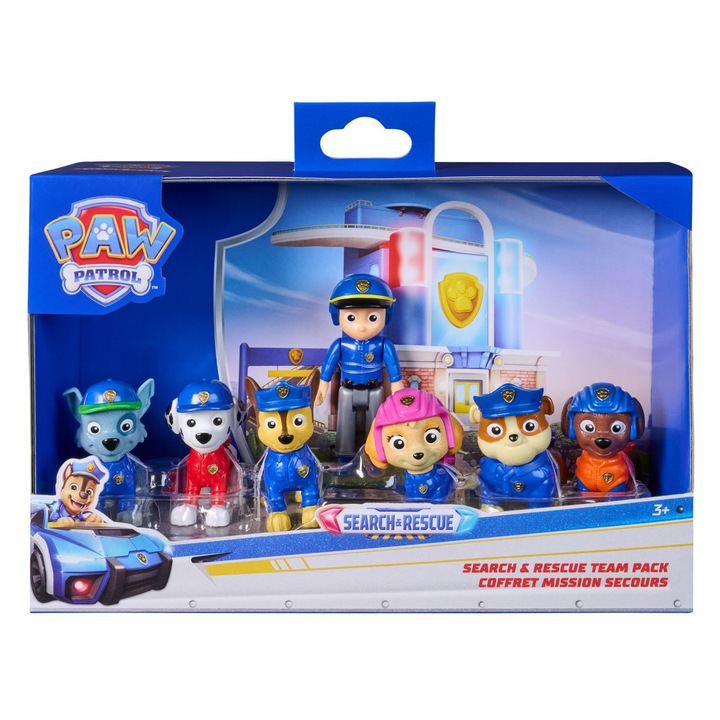 Комплект фигурки Spin Master Paw Patrol Екип за търсене и спасяване, многоцветен