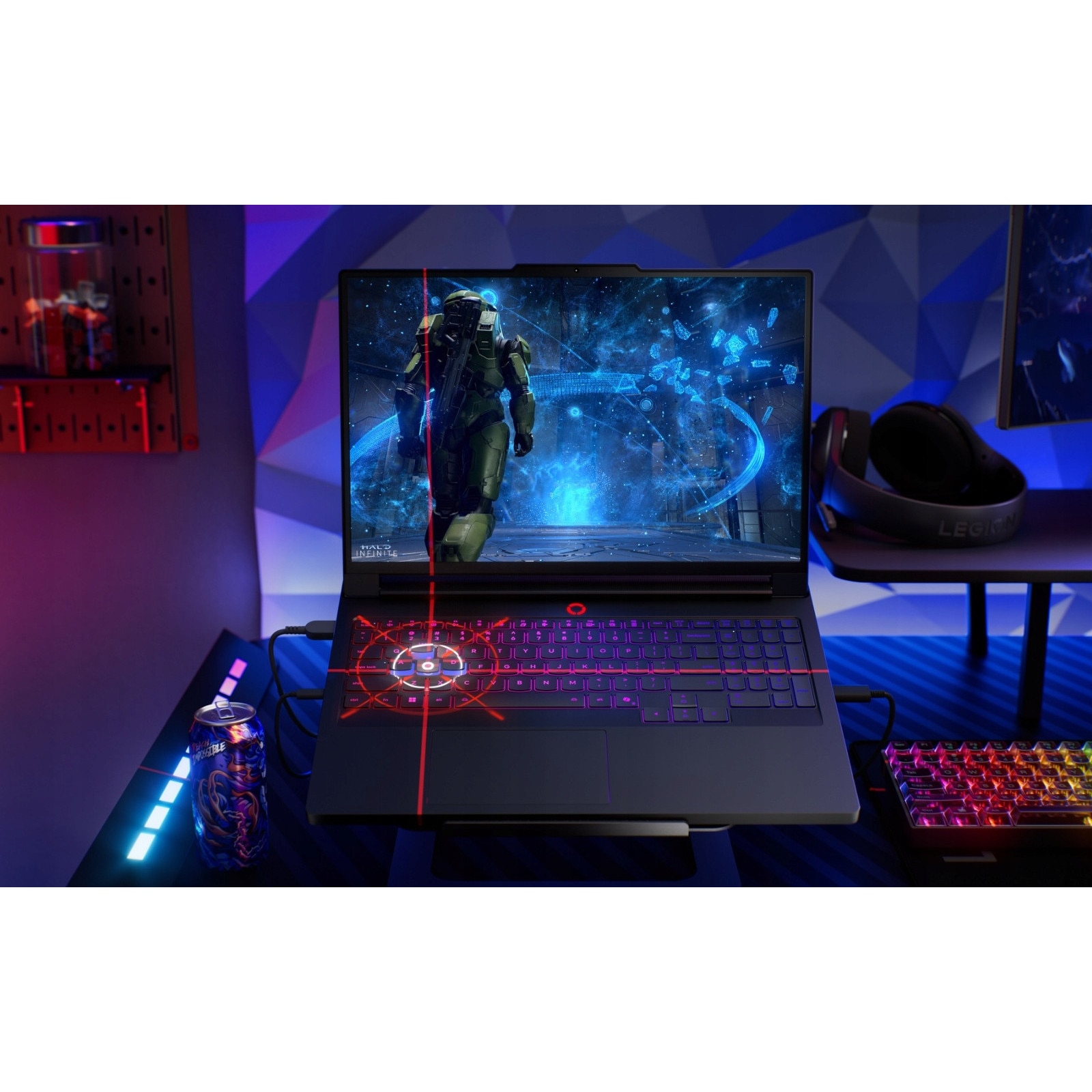 Laptop Lenovo Legion Pro 7 16AFR10H, AMD Ryzen 9 9955HX3D, 64GB 8TB SSD, 16" WQXGA 2560x1600 OLED 240Hz, NVIDIA GeForce RTX 5080 16GB GDDR7, Windows 11 Home
