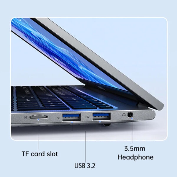 Laptop Acemagic 17 "3" FHD, AMD RYZEN3 4300U, 16GB+512GB, Windows 11 Pro, HDMI 1.4, Bluetooth, USB 3.0, WLAN 5G, Gri