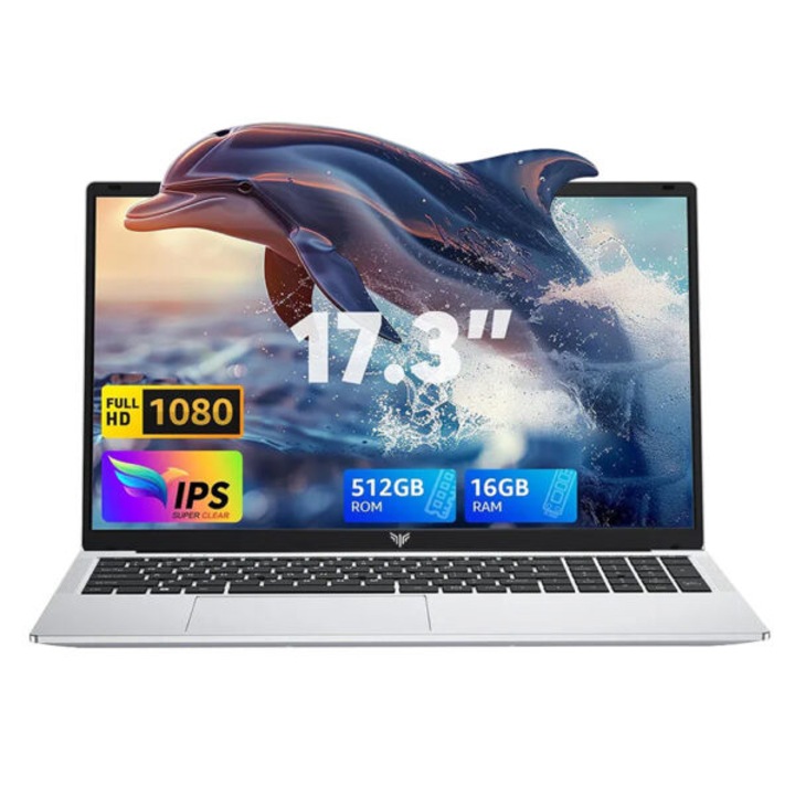 Laptop Acemagic 17 "3" FHD, AMD RYZEN3 4300U, 16GB+512GB, Windows 11 Pro, HDMI 1.4, Bluetooth, USB 3.0, WLAN 5G, Gri