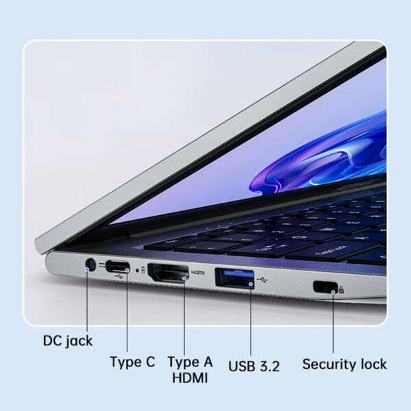 Laptop Acemagic 17 "3" FHD, AMD RYZEN3 4300U, 16GB+512GB, Windows 11 Pro, HDMI 1.4, Bluetooth, USB 3.0, WLAN 5G, Gri