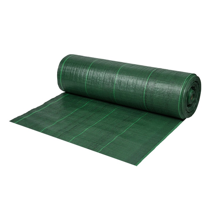 Agrotextil, folie antiburuieni - verde 110g, 0,6m x 100m