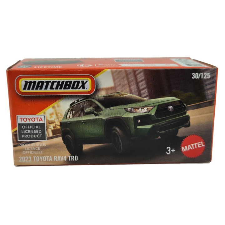 Toyota RAV4 TRD - zöld (2023) - 30/125 - Matchbox - 1:64