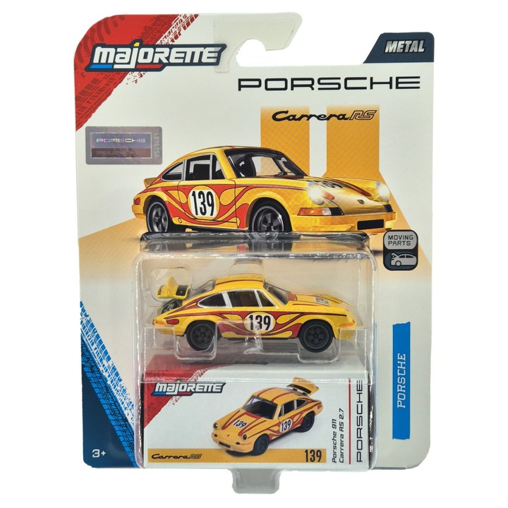 Porsche 911 Carrera RS 2.7 - Porsche Deluxe - Majorette - 1:64