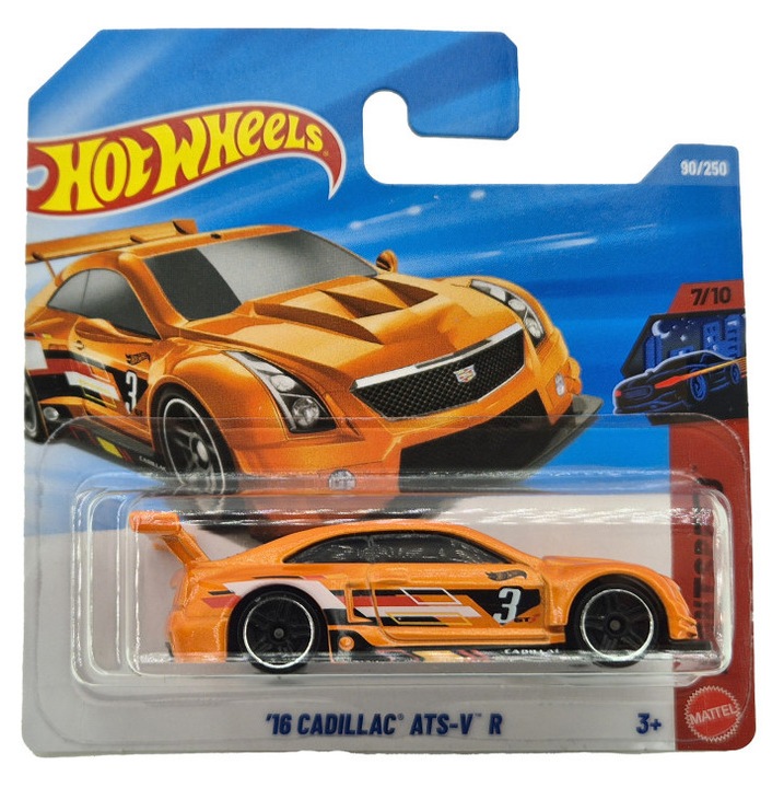 Hot Wheels Cadillac ATS-V R (2016) - Night Speed 7/10 - 90/250 - Hot Wheels - 1:64