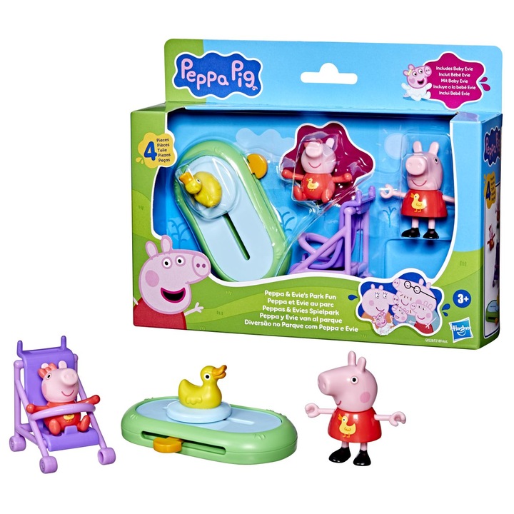 Peppa Pig játékszett - Peppa Malac - Evie a vidámparkban