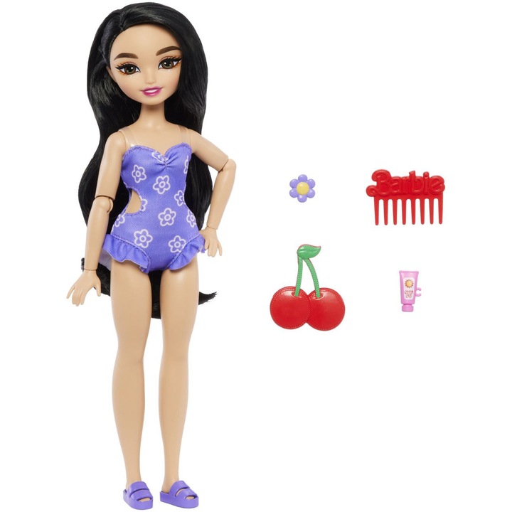 Barbie Dream Besties baba - Renee a strandon kiegészítőkkel