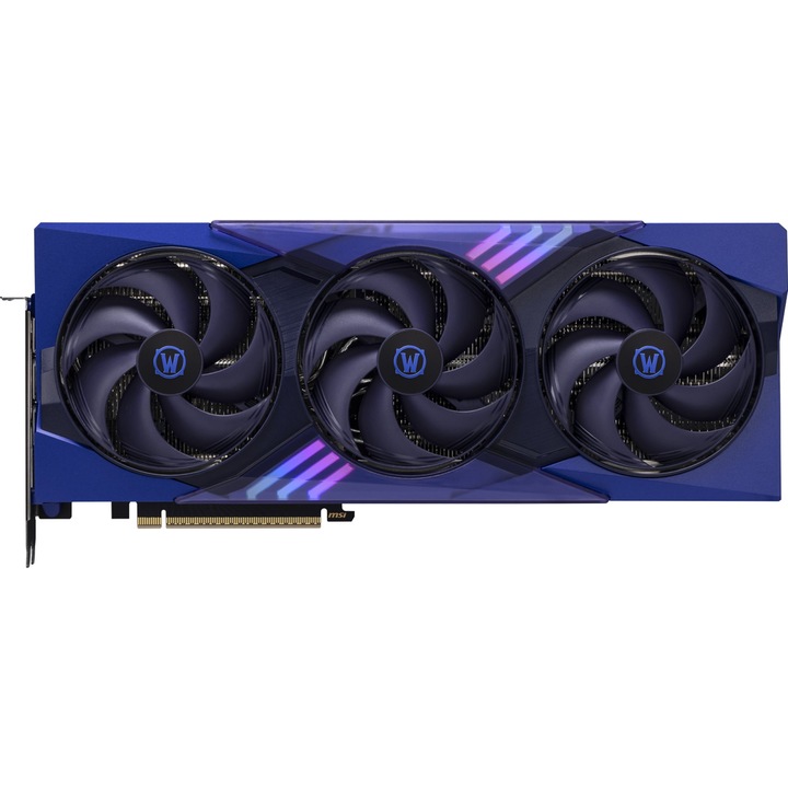 Placa video MSI GeForce RTX 5070 World of Warcraft® MIDNIGHT VOID EDITION OC 12GB GDDR7 192-bit