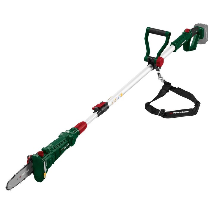Drujba telescopica Parkside PAHE 20-Li E5 pe acumulator 20v, fierastrau telescopic