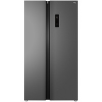 Side by Side TCL RP505SSE2, 505 l, Total No Frost, Compresor Inverter, Touch Control Digital Display, AAT Technology, Iluminat LED, Sertar Crisper x 2, Swing Flow, Power cool & freeze, Clasa E, H 177 cm, Gri Quartz