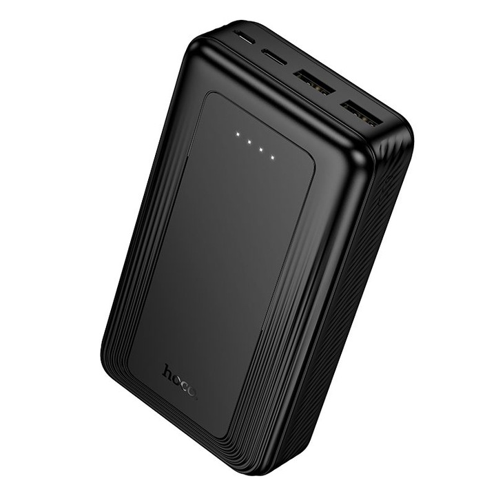 Външна батерия Hoco J165A, 2A, 20000 mAh, Черна